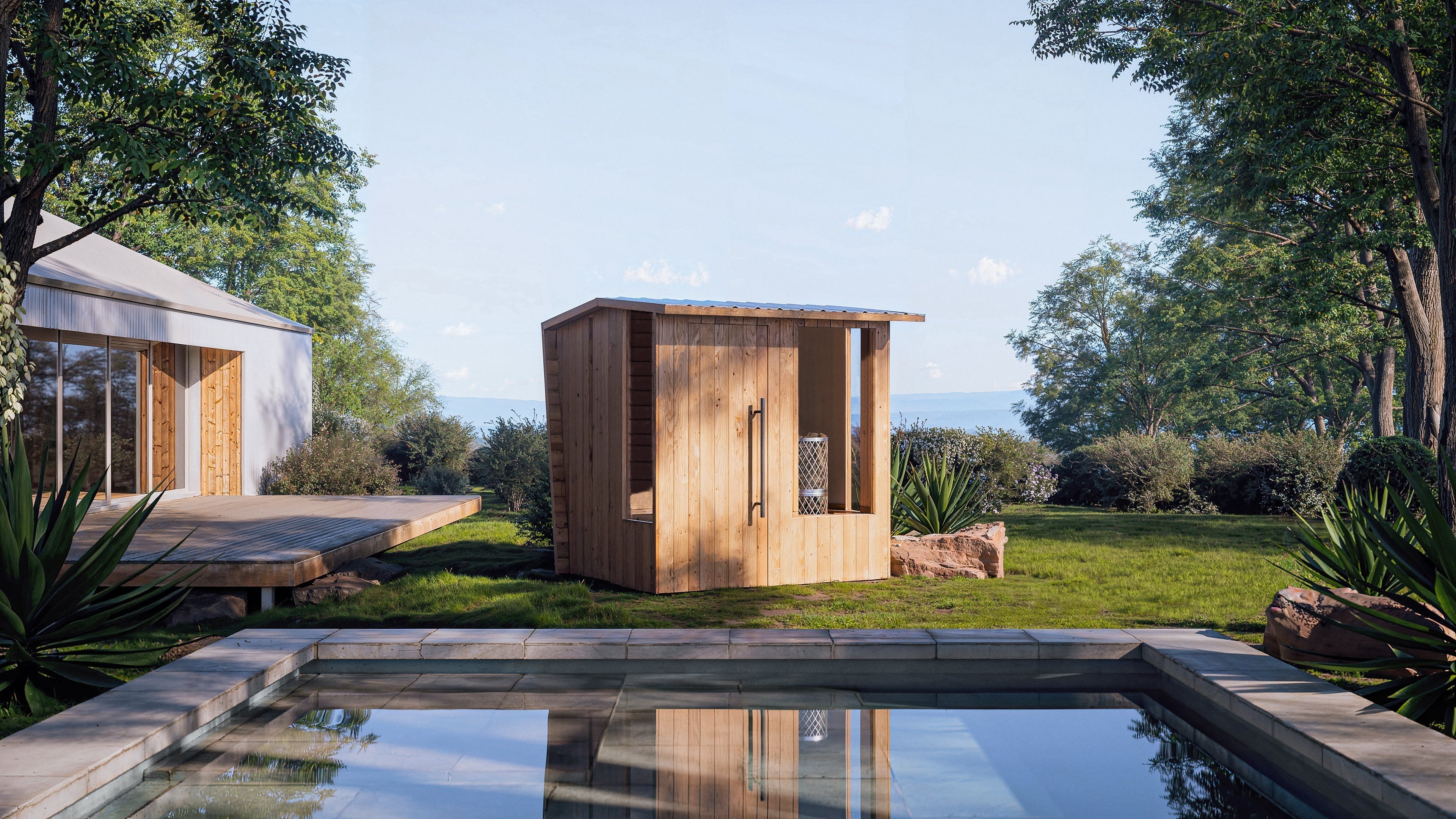Designing the Oblique Sauna