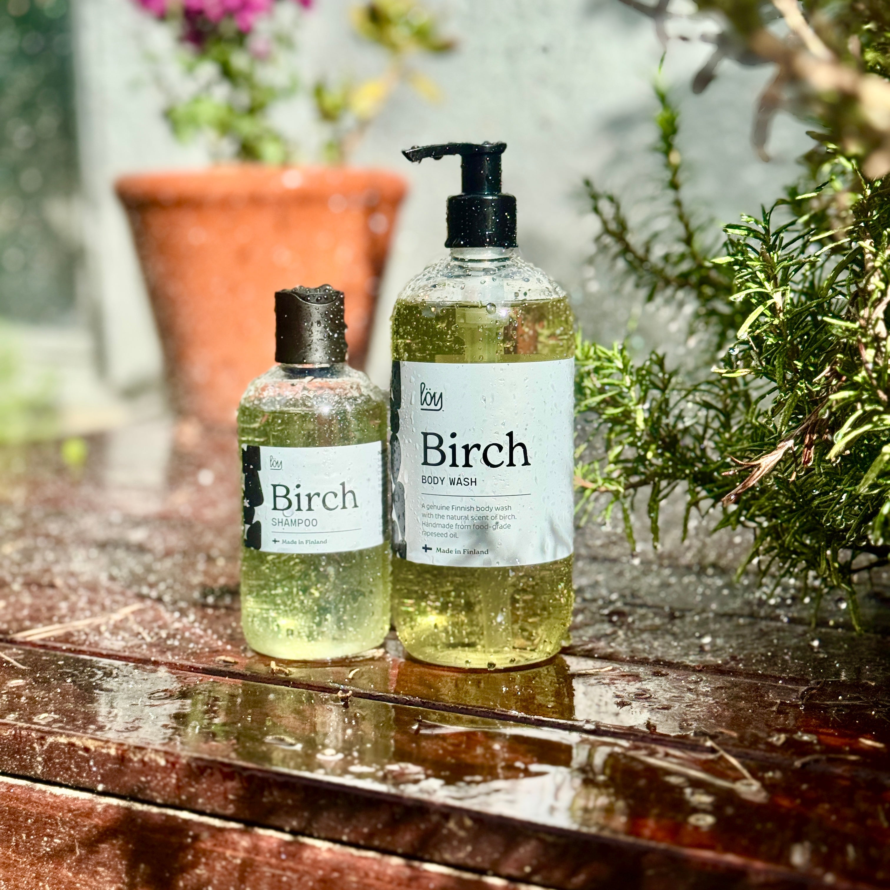 Löy Birch Bath Shower Set